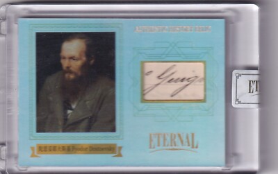 2024 Eternal Cuts World Celebrities Fyodor Dostoevsky History Relic 9/50