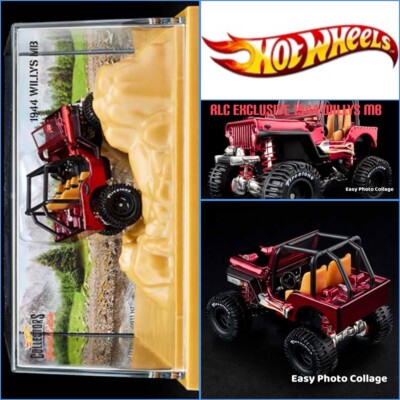🆕Hot Wheels RLC Exclusive✨1944 WILLYS MB Rock Crawler Jeep✨Rare