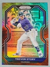 2021 Panini Prizm Baseball TREVOR STORY #23 COSMIC HAZE PRIZM Colorado Rockies