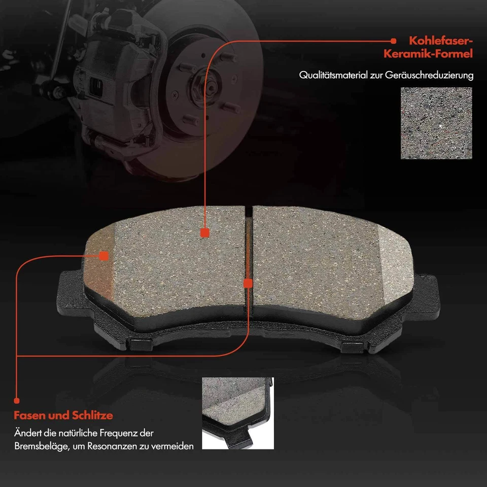 Bremsbeläge Bremsbelagsatz Hinten für Opel Astra G H Combo Meriva Zafira A B - Bild 4 von 4