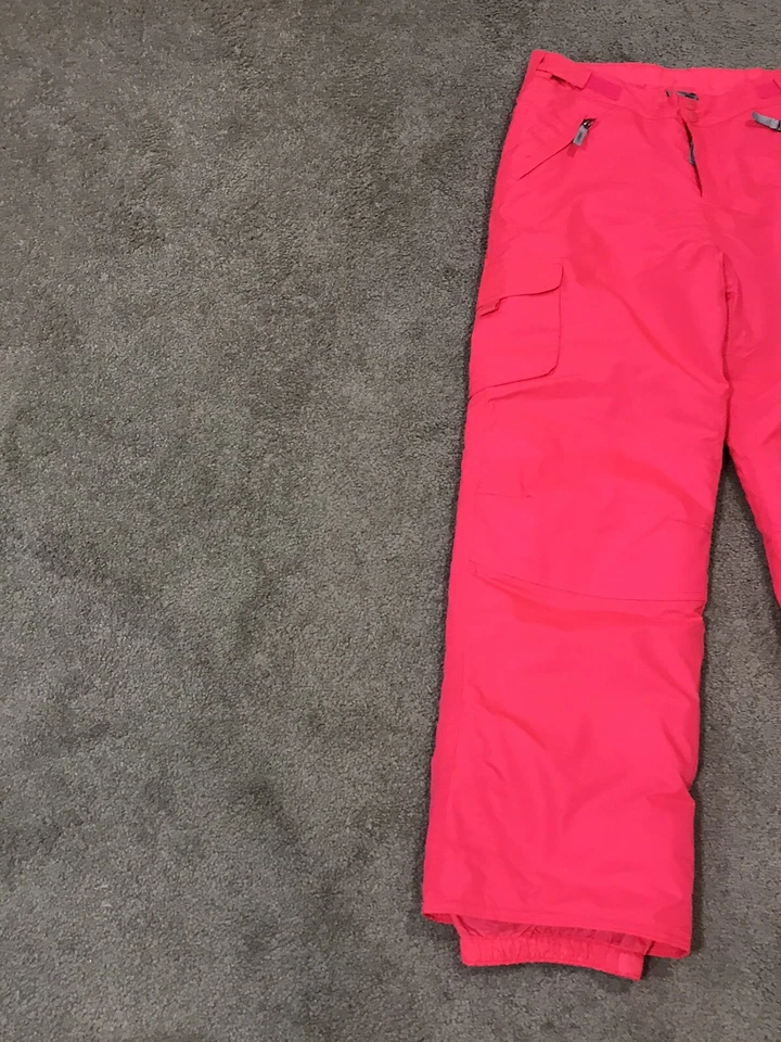 Pantalones de esquí Champion para niñas talla XL (14/16) rosa intenso pantalones de snowboard bolsillos Foto 3 de 4