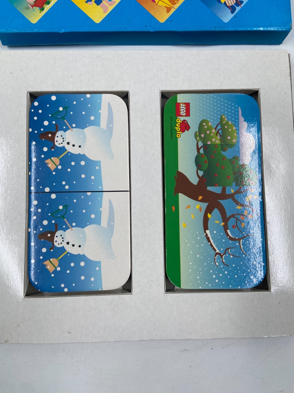 Lego Duplo Libro di Apprendimento e Gioco Domino Gioco di Leghe Blu foto 2