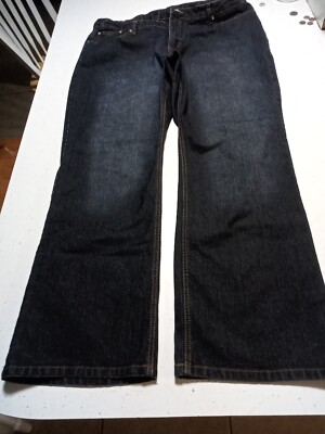 Women's Basic Editions Size 20W Blue Jeans With Elastic Waist - Main Image