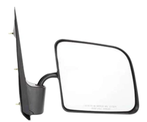 Fits 92-07 FD E-SERIES MANUAL MIRROR TEXTURED BLACK W/CONVEX GLASS SWING LOCK RH