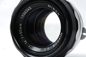 For-Parts-Nikon-NIKKOR-S-C-Auto-50mm-F1-4-Non-Ai-Lens-SN1536242
