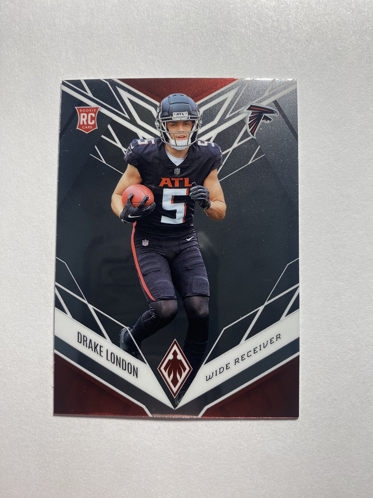 2022 Panini Phoenix Football Drake London Rookie Card #107 Atlanta Falcons RC