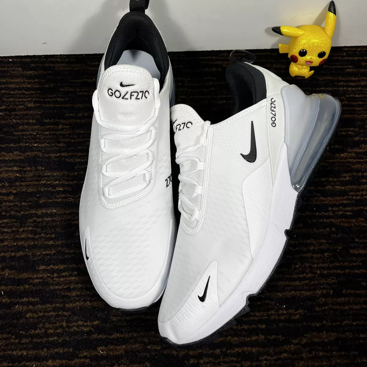  Nike Air Max 270 Golf Black White Limited Edition CK6483-102  (Numeric_8_Point_5)