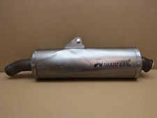 Silenziatore di scarico BMW F800R 2016 28.066 miglia AKRAPOVIC #DENTED# (11042)