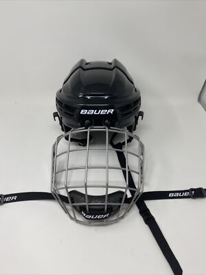 Bauer IMS 5.0 Helmet S Black Bauer Profile I Facemask M Silver