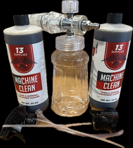 Classic 13 Supplies Machine Clean: Heavy Equipment Cleaner(2 Pack) w/Foam Cannon
