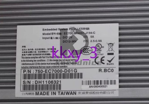 Usado 1 PIEZA DFI EC700-BT4051-J194-C Caja Integrada Computadora Probado OK - Imagen 4 de 5
