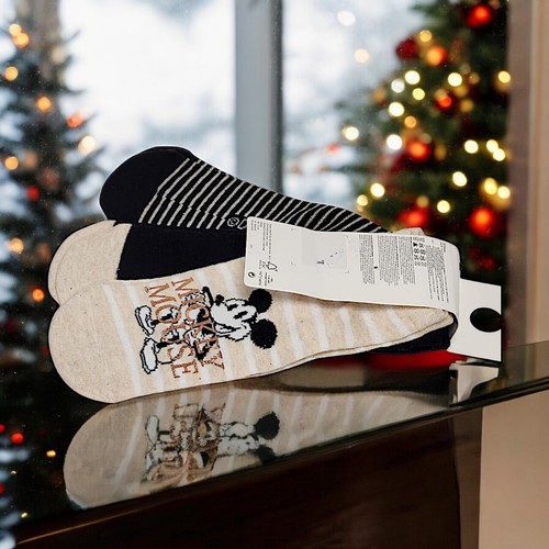 Disney Mickey Mouse Trainer Socks 3 Pairs - Picture 10 of 15