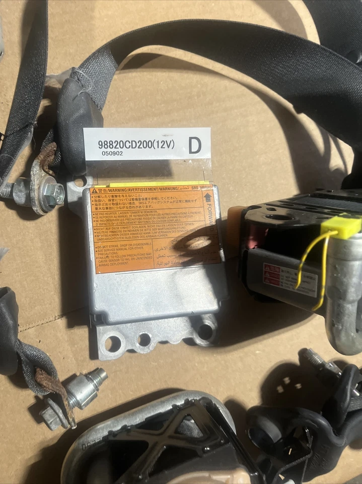 Nissan 350Z 2003-2008 convertible solo ☼ cinturón de seguridad izquierdo derecho OEM Foto 3 de 4