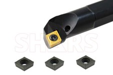 Shars 3/4" SCLCR Coolant Indexable Boring Bar 3 CCMT 32.51 Inserts