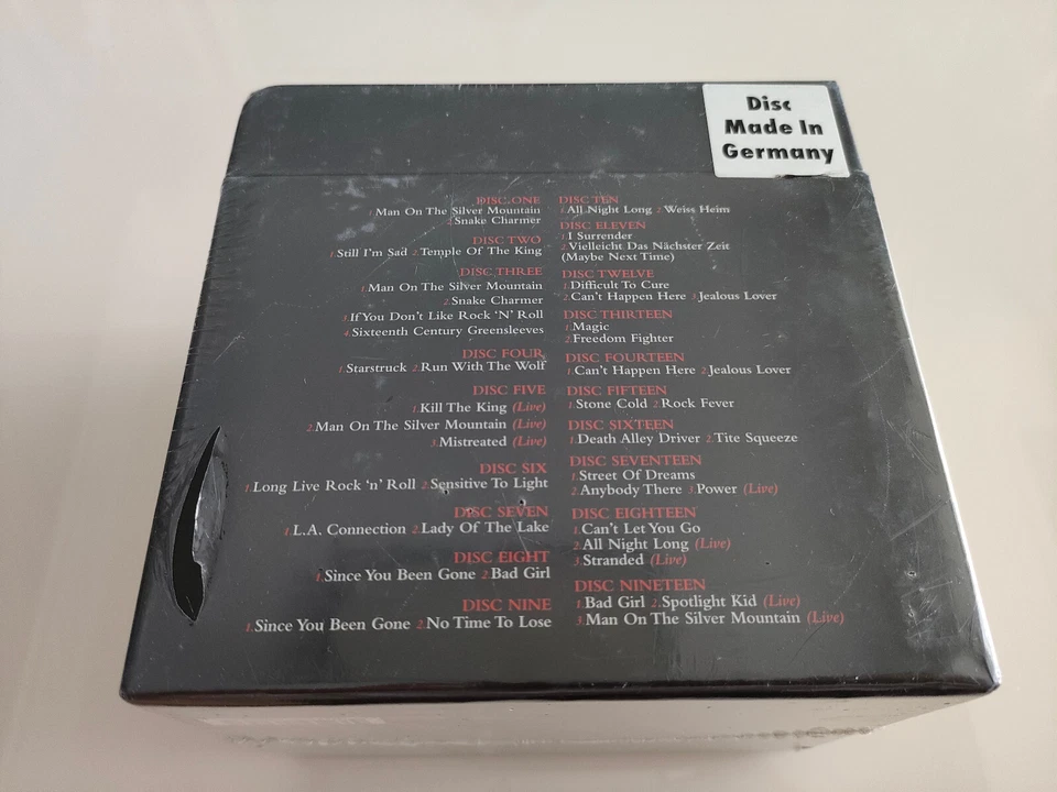 Rainbow Singles Box Set 1975-1986 (19CD, 2013) Limited Collector's Edition - Image 4 of 4