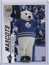 2021-22 UD Upper Deck Carlton The Bear Maple Leafs Mascots Card NHCD SP #M8 Mint