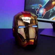 Iron Man 1:1 MK5 Jarvis Deformable Voice Control Wearable Mask Helmet Christmas