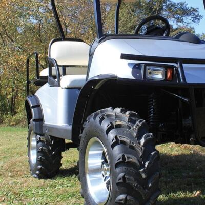 RHOX ACC-FF16 Textured Black 3'' Wide Fender Flare Set for 08-15 EZGO RXV Cart