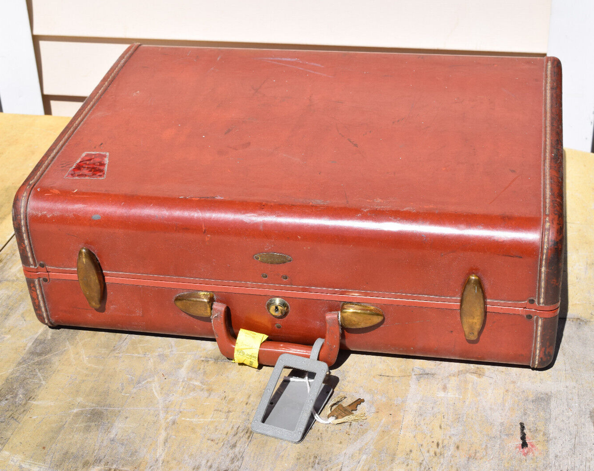 ヴィンテージブロンズシガーレットケース3点 Vintage Samsonite Luggage Shwayder Bros Denver Detroit Brown