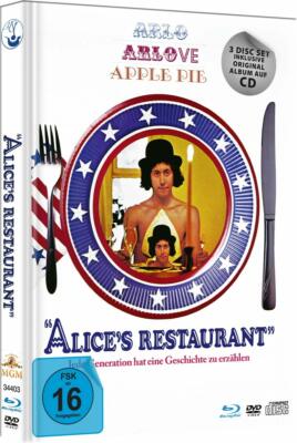 Alice`s Restaurant - Limited Mediabook Edition Blu-ray + DVD + CD + Booklet