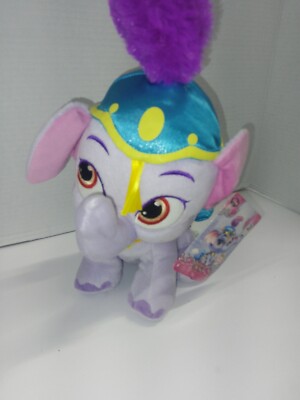 Disney Store Palace Pets Taj Purple Elephant 12'' Jasmine's Plush Toy Stuffed