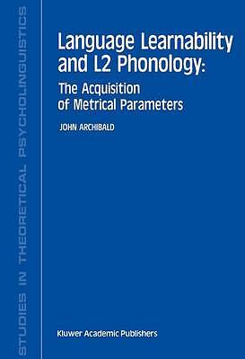 Language Learnability and L2 Phonology - 9789401049115