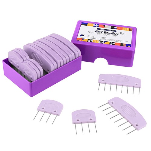 Knit Blockers Set 20Pcs Stainless Steel Knitting Blocking Combs And Pin For K S1 - Picture 15 of 16