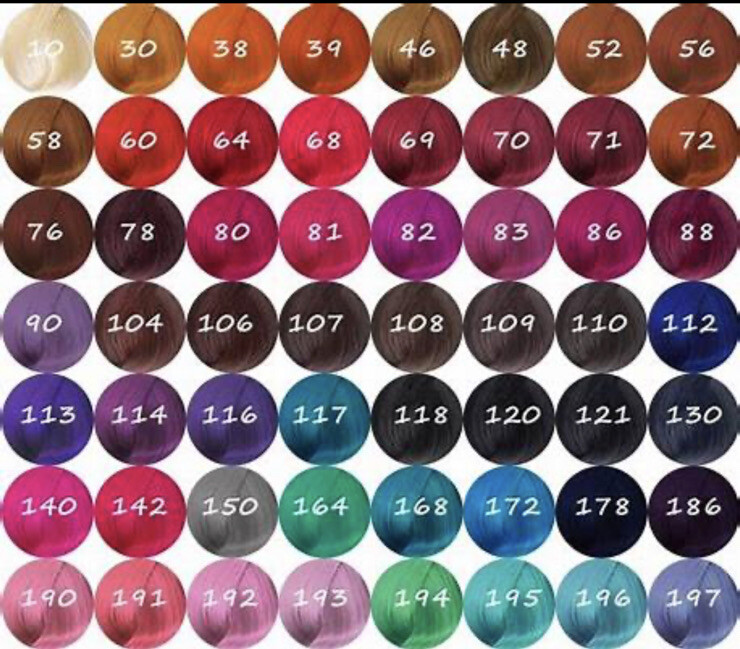 ADORE SEMI-PERMANENT HAIR COLOR 4OZ WITH FREE SHIPPING!!
