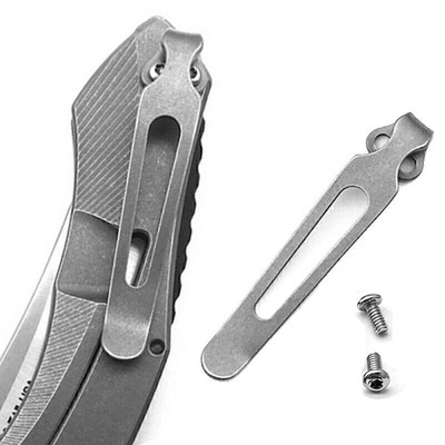 Back Clip Titanium Pocket Clip for Zero Tolerance ZT 0460 0609 0022 Fold Knife