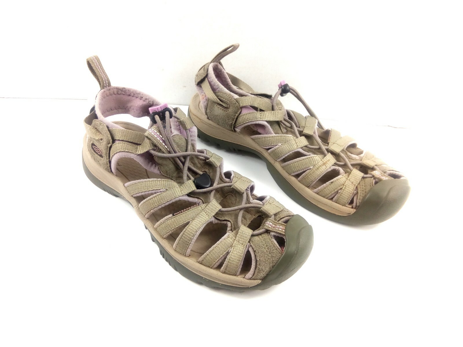 Sandali Keen Whisper scarpe donna grigio lavanda 8M scamosciati escursionismo sport impermeabili