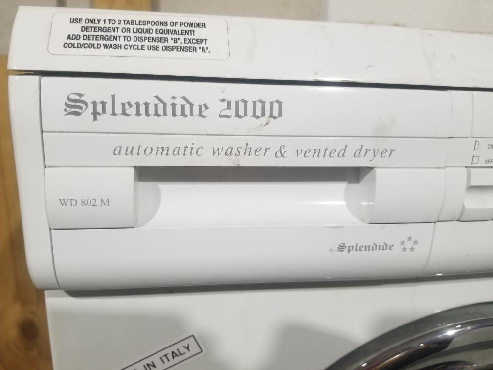 Splendide 2000S Washer / Dryer Model 802M Drain Pump PN 116590746tg eBay
