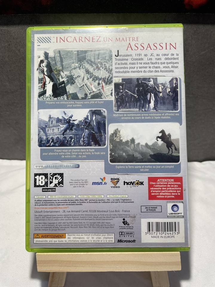 Lot De 4 Jeux ASSASSIN'S CREED Pour Xbox 360 - Bon État