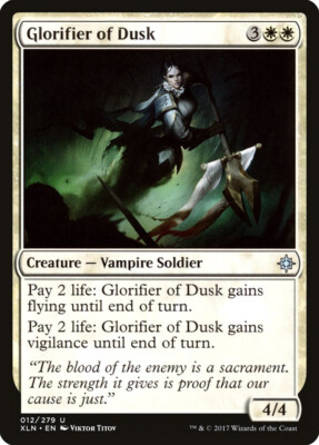 Magic MTG TCG Ixalan 2017 Glorifier of Dusk 12/279