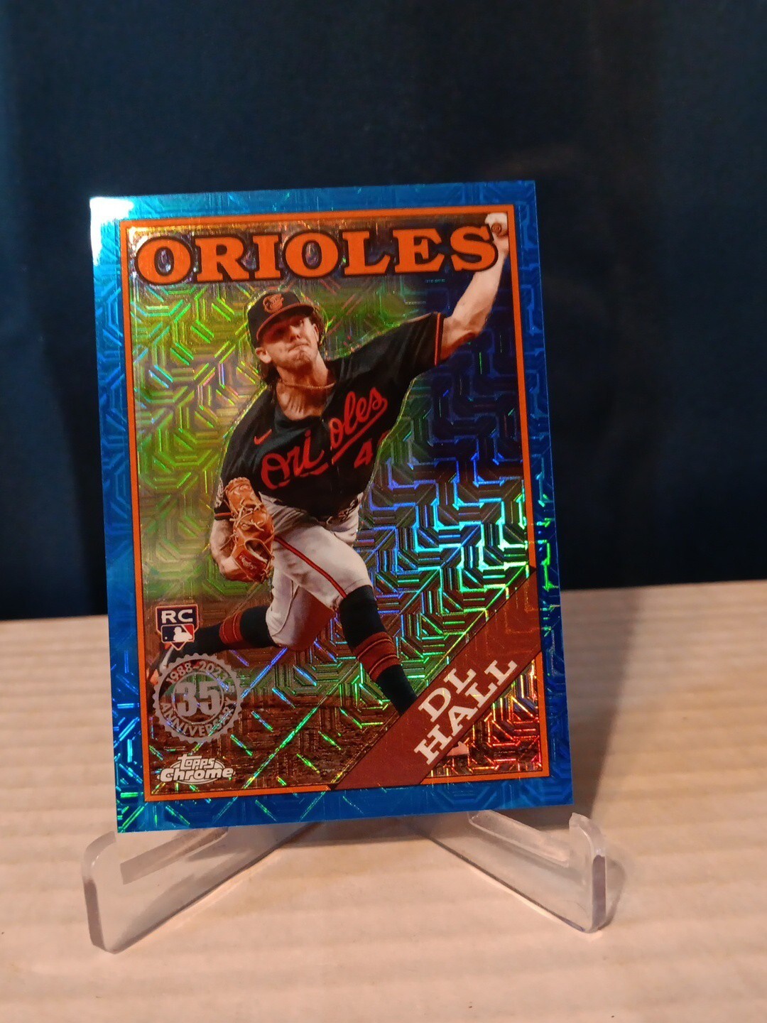 DL HALL 2023 TOPPS  1988 Silver pack blue refractor 17/150