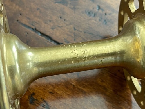 OLD SCHOOL BMX YELLOW Sunshine Front Hub NOS Vintage 36 Hole 80’s - Picture 2 of 5