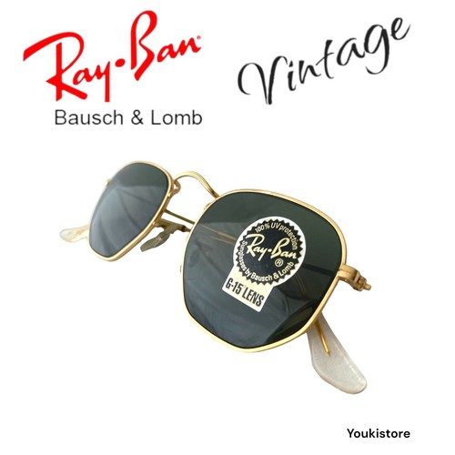 RAY BAN by BAUSCH & LOMB Style 3 Arista W0980 RARE VINTAGE sunglasses 90s USA - Picture 18 of 22