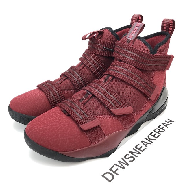 lebron soldier 11 maroon