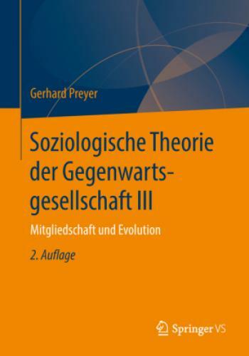 Thumbnail - Soziologische Theorie Der Gegenwartsgesellschaft Iii Mitgliedschaft