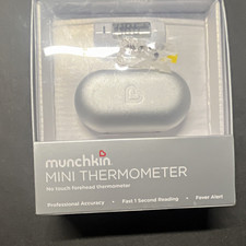 Munchkin Mini No-Touch Forehead Thermometer w/ Case Fever Alert