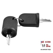 Ignition Key Switch W/2 Keys for EZGO Electric RXV 2008-Up, OEM Set of 2 Keys