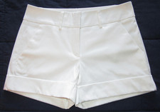New York Company White Dressy Cuffed Shorts Size 0 - 7th Avenue Design Studio