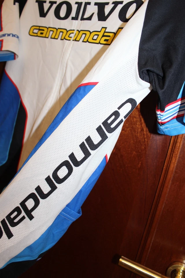 Camiseta deportiva de ciclismo vintage Shimano Peak Cannondale Volvo Team - talla L Foto 3 de 4