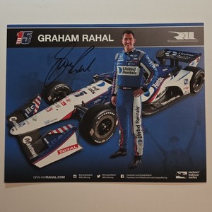 Graham Rahal Signed Original Photo - Rahal Letterman Lanigan (Not Authenticated)