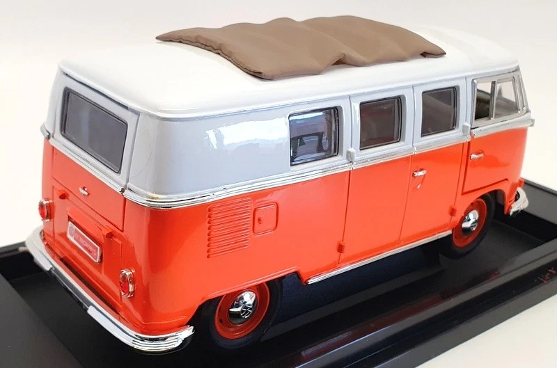 Road Signature 1/18 Scale 92327 - 1962 Volkswagen Microbus - Orange - Image 2 of 4