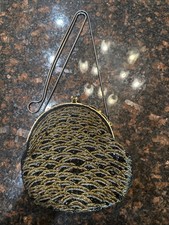 Vintage Magid Women  s Ornate Purse Gold