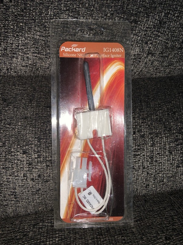 Packard IG1408N 120V Silicone Nitride Hot Surface Igniter