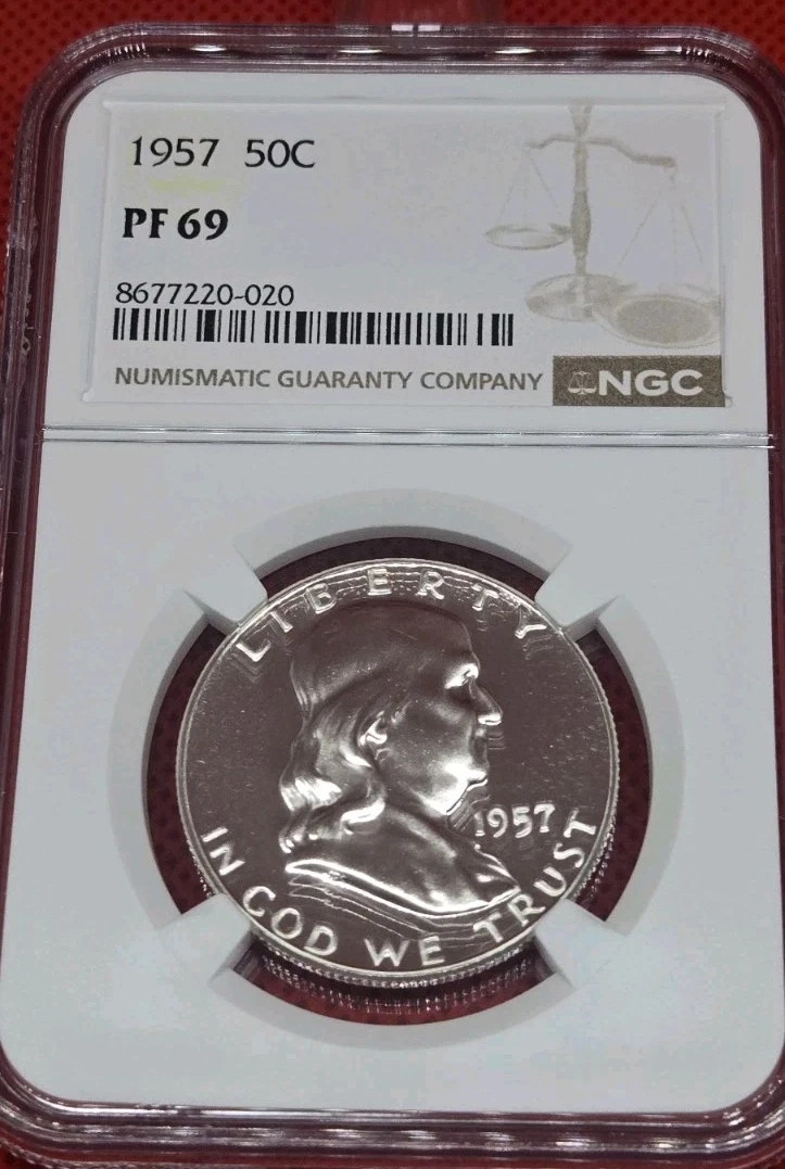 PR 69 Graded 1957 Franklin Half Dollars (1948-1963) for sale | eBay