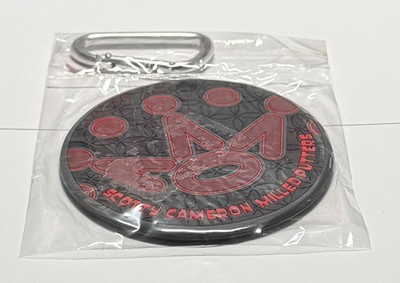 Scotty Cameron Red  7-point Crown Bag Tag Putting Disc Gallery RARE 1st release