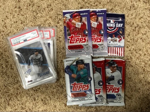 MLB Baseball Card Mystery Pack-Guaranteed PSA or Auto/Relic/#d HIT+Sealed Pack