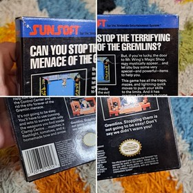 Gremlins 2 New Batch NES Complete With Manual And Styrofoam Insert. SEE DESC